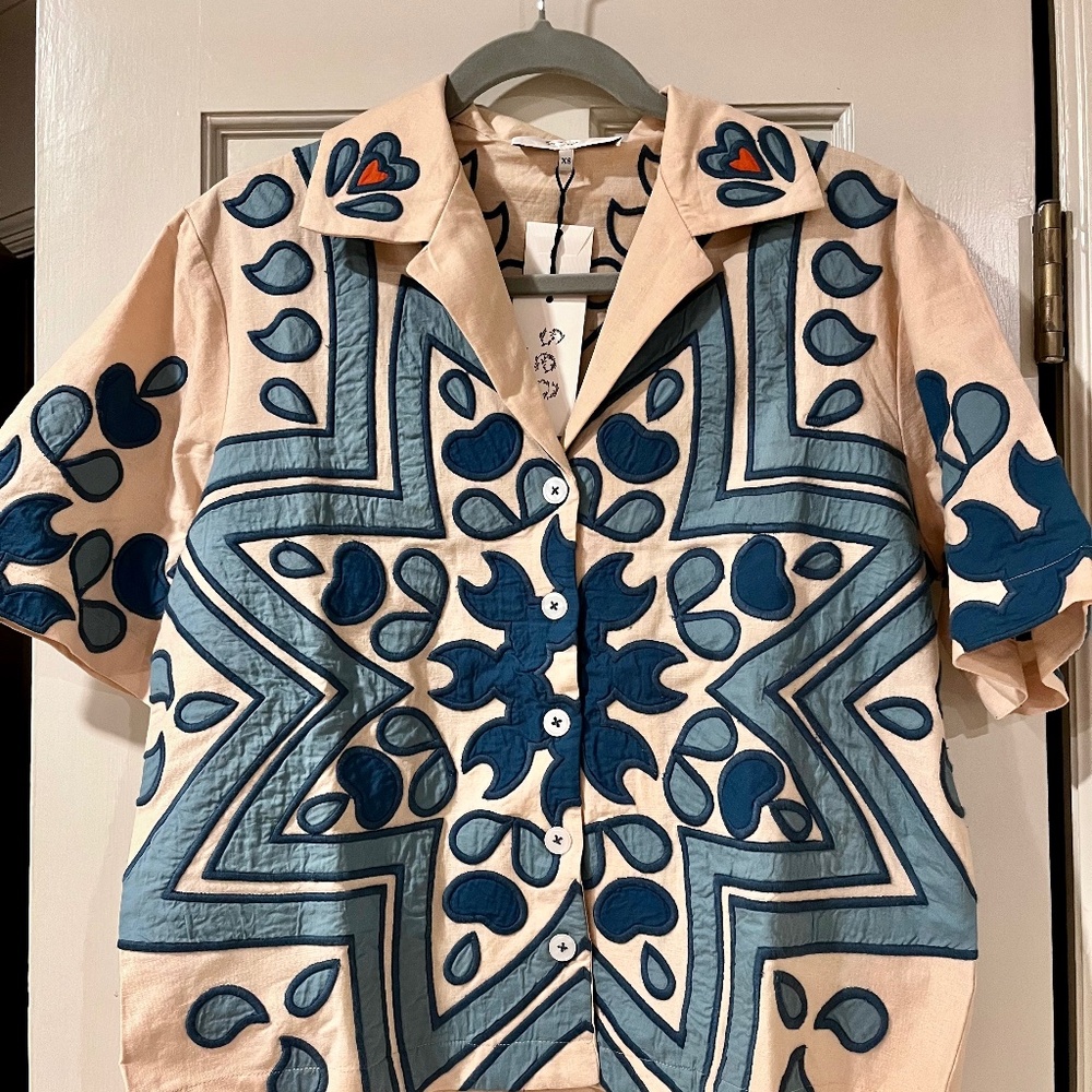 SEA New York Kaia Kaleidoscope Shirt XS